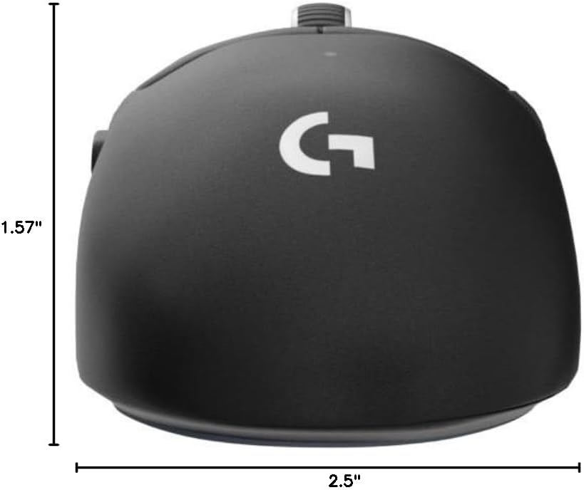 Logitech G PRO X Superlight 2 Ratón inalámbrico para juegos, 60g Pro-Grade con 5 botones programables, sensor 44k DPI, tasa de reporte de 8kHz, carga USB-C para PC/Mac - Negro