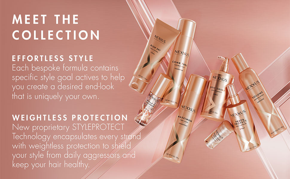 Nexxus Aceite para el cabello ultraligero para reparar y nutrir para una nutrición intensa con tecnología StyleProtect y aceite de rosa de Jericó, 3.3 onzas