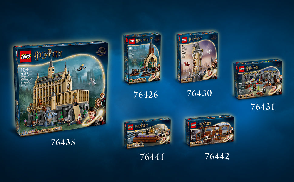 LEGO Harry Potter Castillo de Hogwarts: Lecciones de Vuelo Juguete de Construcción - Juguete de Mago para Niños y Niñas, Fanáticos de Harry Potter, Edades 9+ - Idea de Regalo para Cumpleaños - 76447