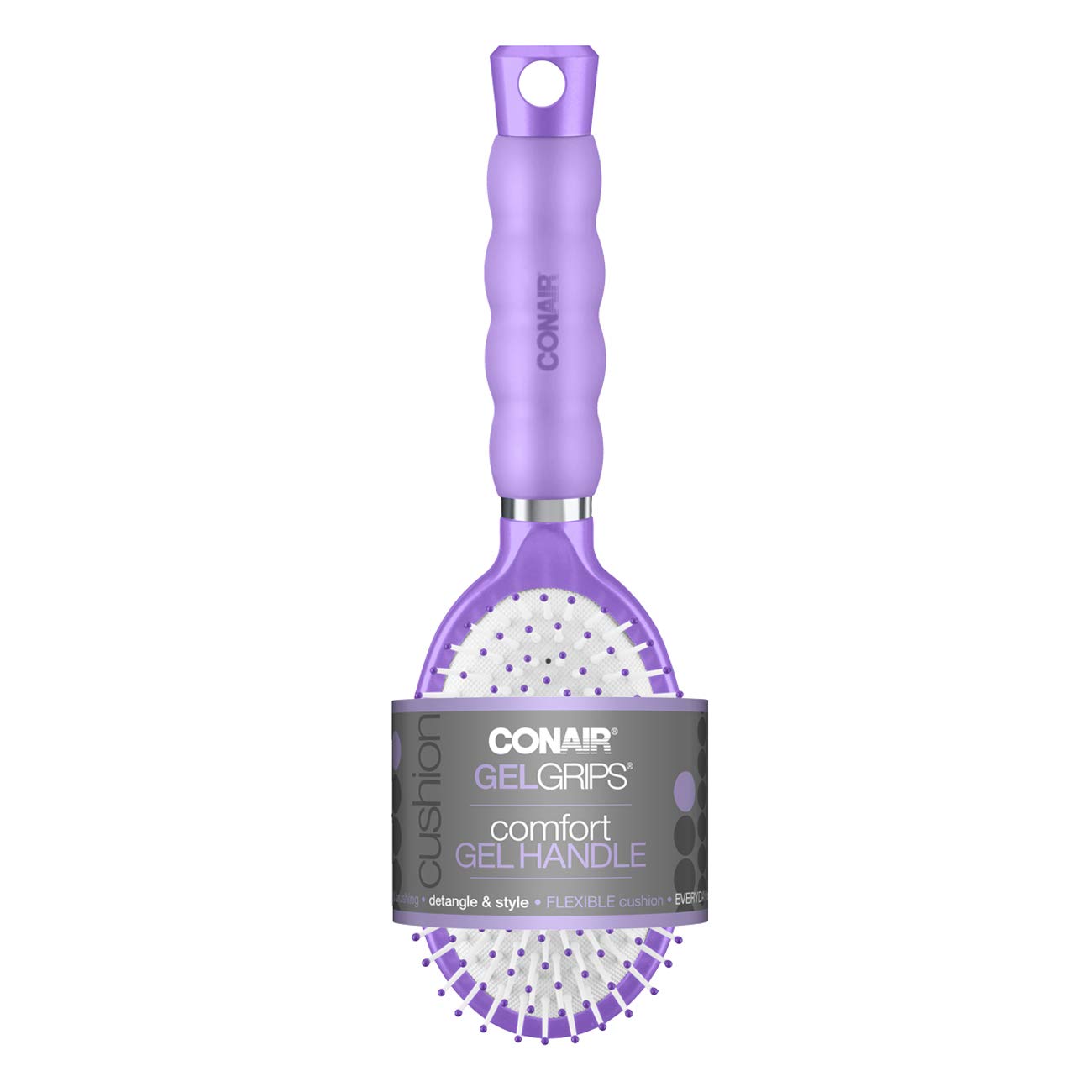 Conair Gel Grips - Cepillo de cojín (paquete de 3)
