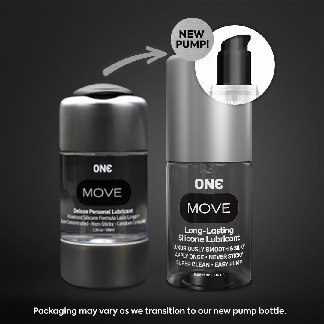 One Condones One Move Lubricante, 3.4 fl oz, paquete de 3