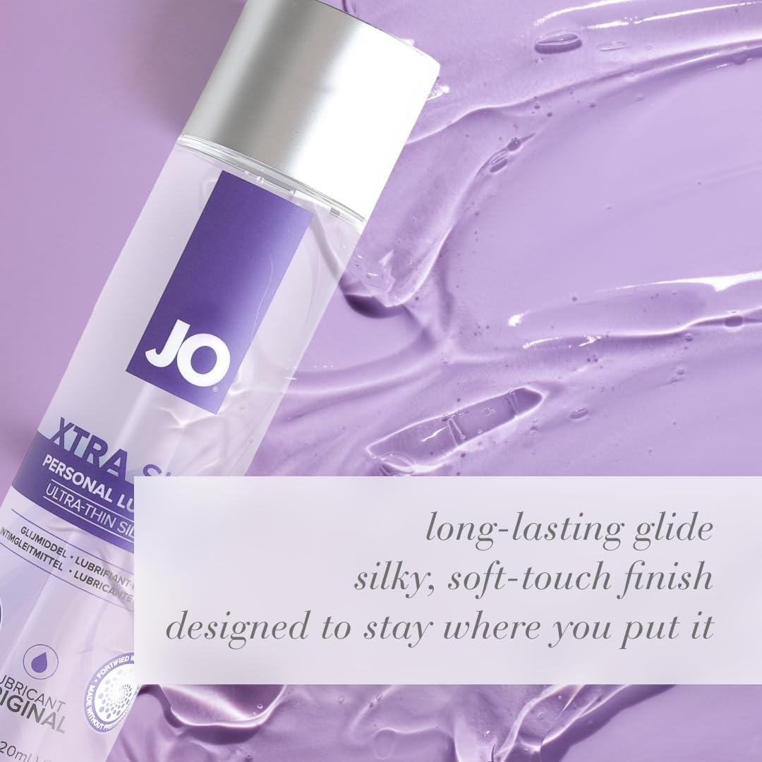 JO Xtra Lubricante sedoso de silicona ultrafino \u2013 Lubricante p...