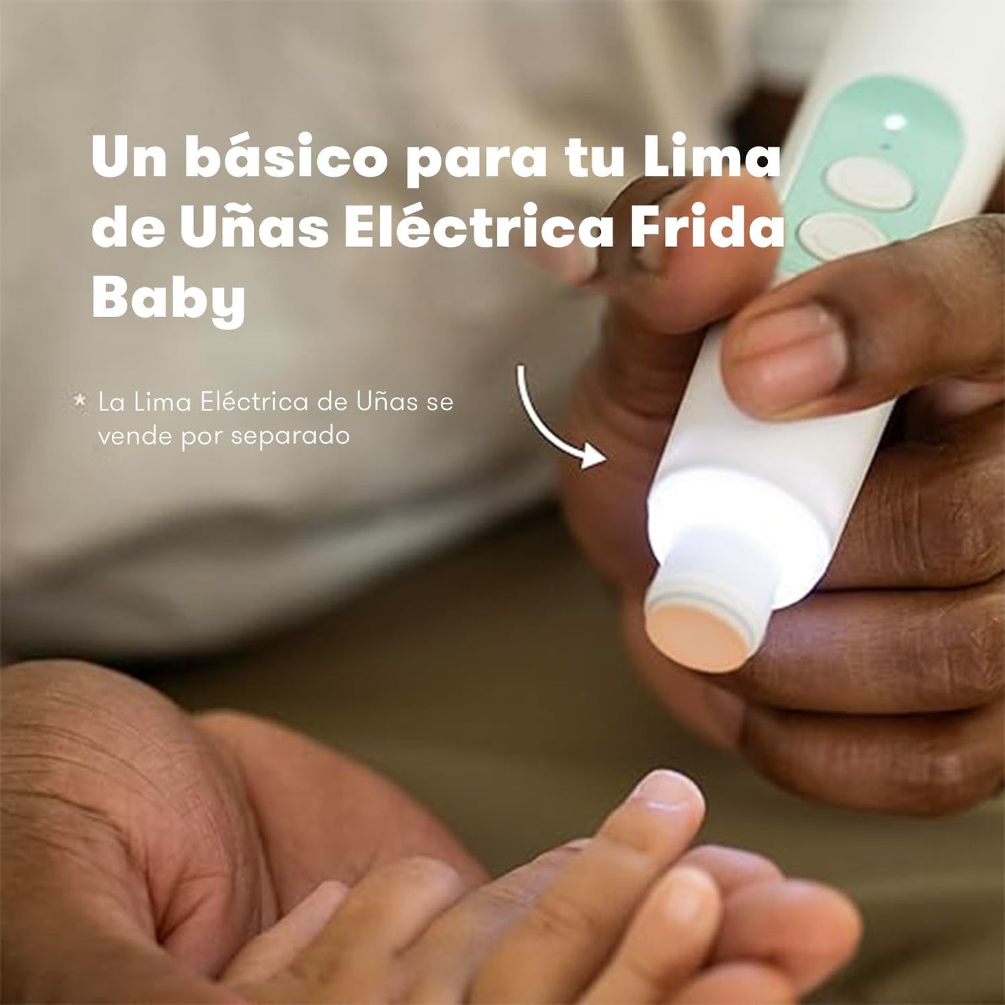 Frida Baby Almohadillas eléctricas de repuesto para uñas, seguro y...