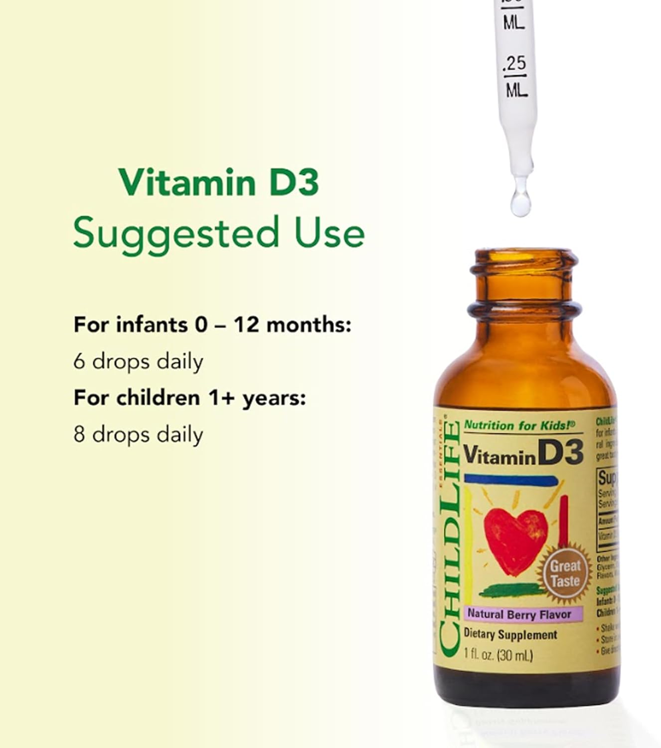 Vitamina D3 Child Life, 3, 3
