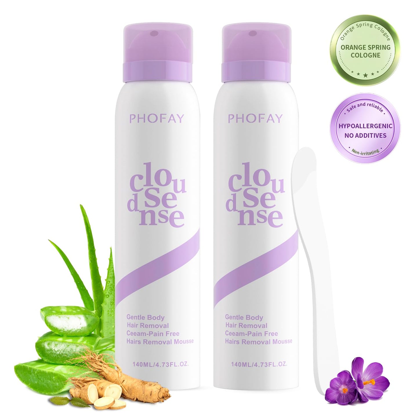 PHOFAY Crema depilatoria para pieles sensibles, de acción rápida, c...