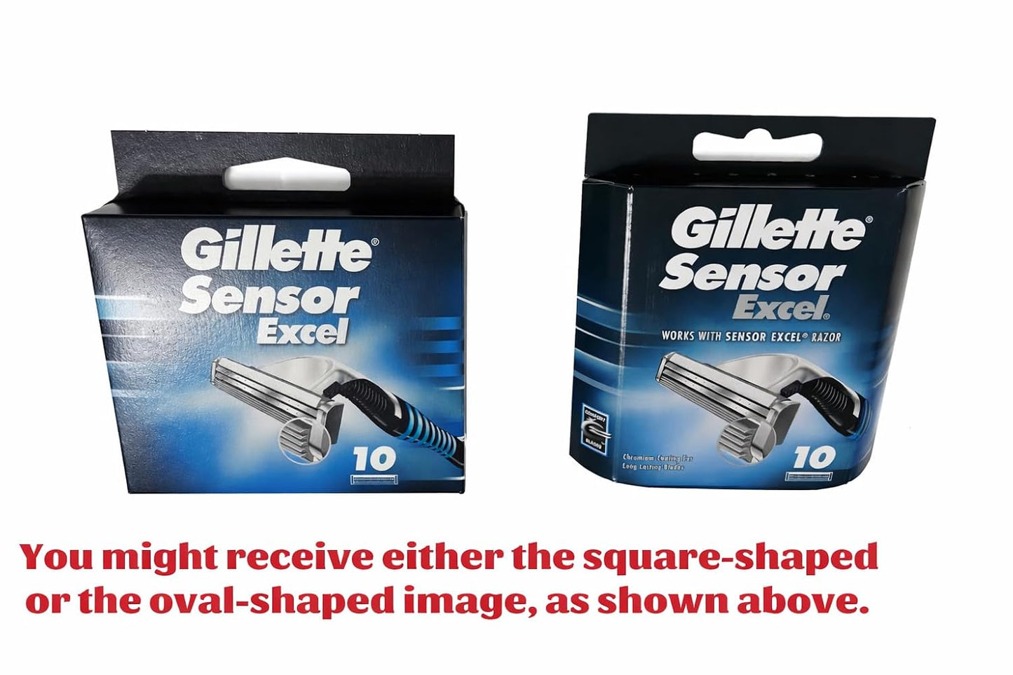Gillette Sensor Excel - 10 unidades (paquete de 3)