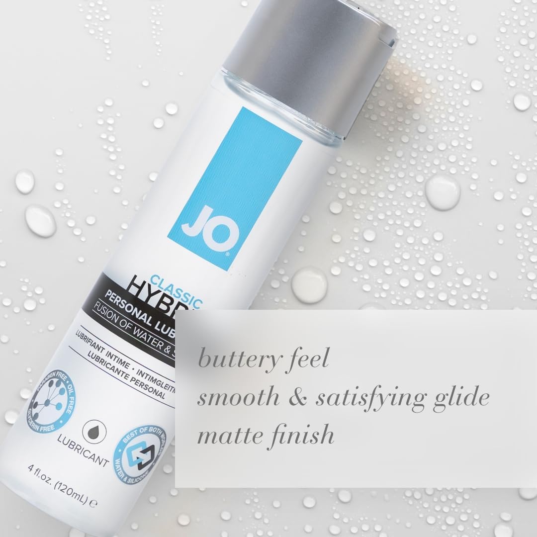 JO Lubricante personal híbrido clásico, lubricante a base de agua y...