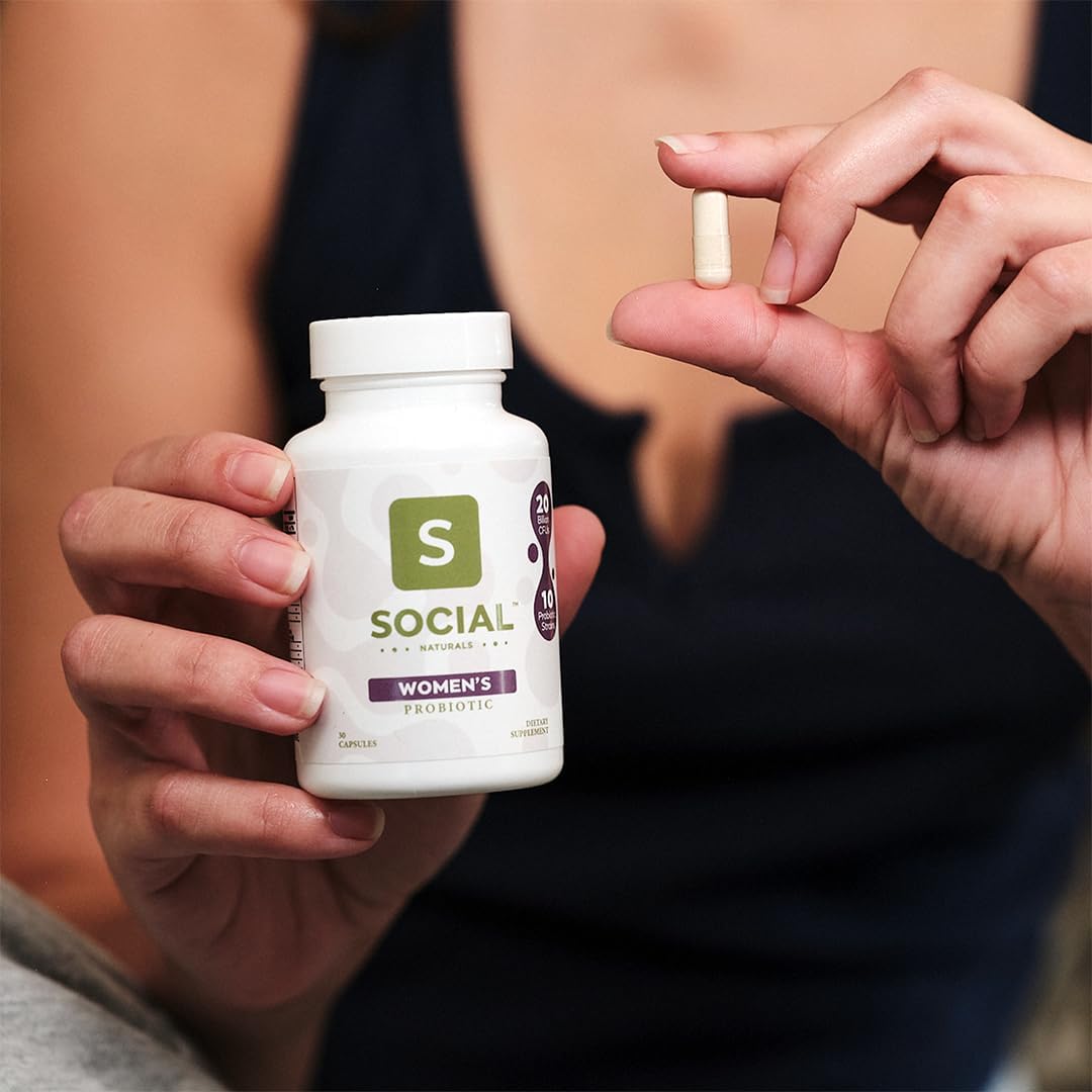 Social Naturals Probiótico para mujeres | 20 mil millones de UFC |...
