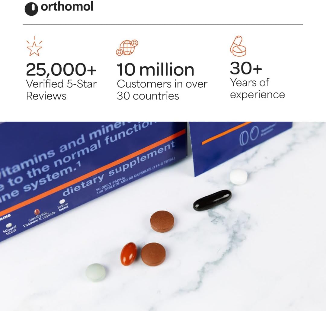 Orthomol Immun Tabletas y Cápsulas, Suplemento de Apoyo Inmunológic...