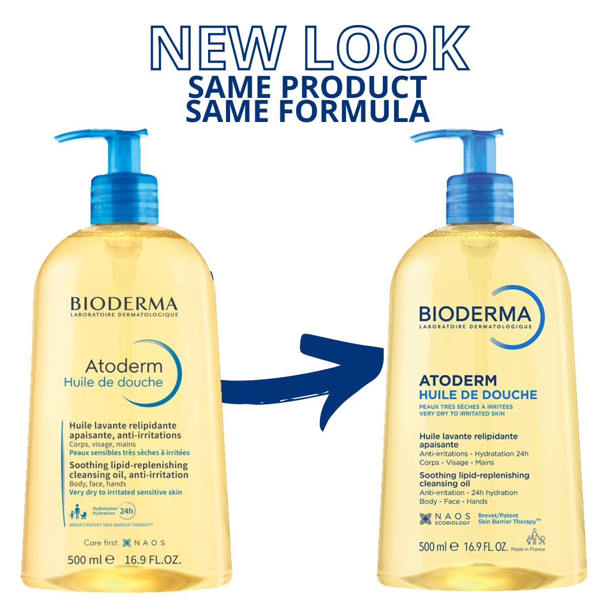 Bioderma Toderm Shower oil - Ultra-nourishing cleansing oil for dry...