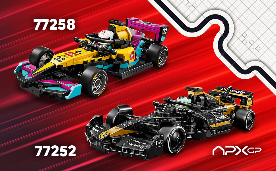 LEGO Speed Champions Audi Revolut F1 Team R26 - Juego de construcción para niños y niñas, a partir de 10 años, kit de coche F1 para exhibir o jugar, regalo para cumpleaños - 77259