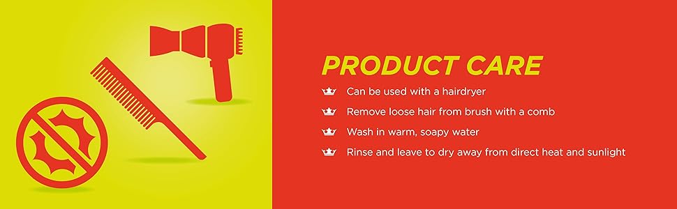 Denman Mini cepillo de pelo con cojín de paleta para secar con soplado, desenredar y viajar sobre la marcha, estilo cómodo, alisado y alisado, para mujeres y hombres, D84