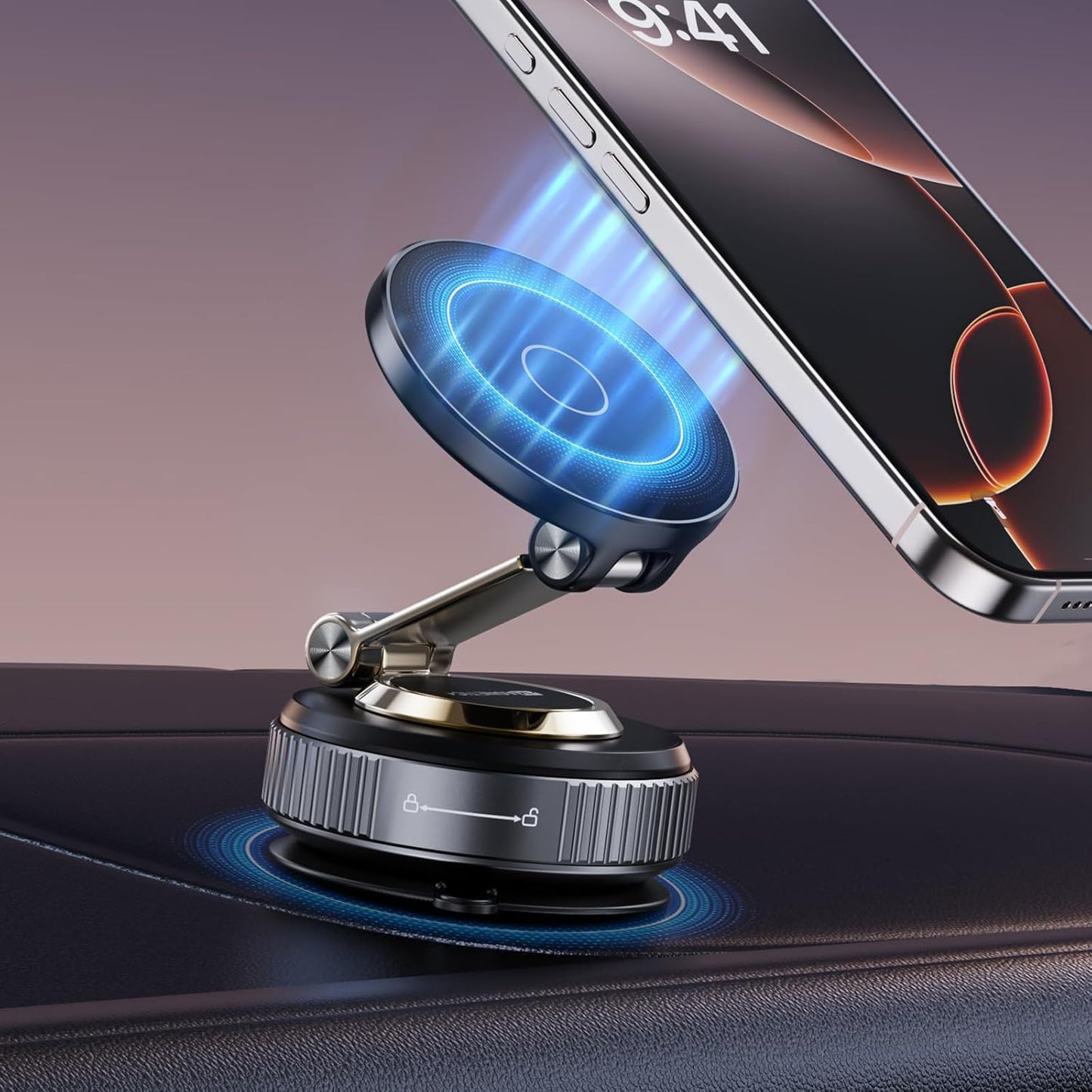 Soporte Magnético para Teléfono de Coche 2026 Modelo Resistente Aju...