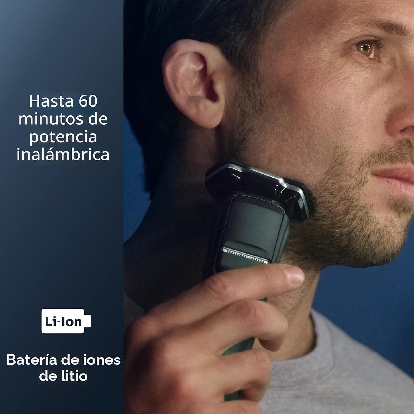 Philips Norelco Shaver 7300, afeitadora eléctrica recargable en sec...