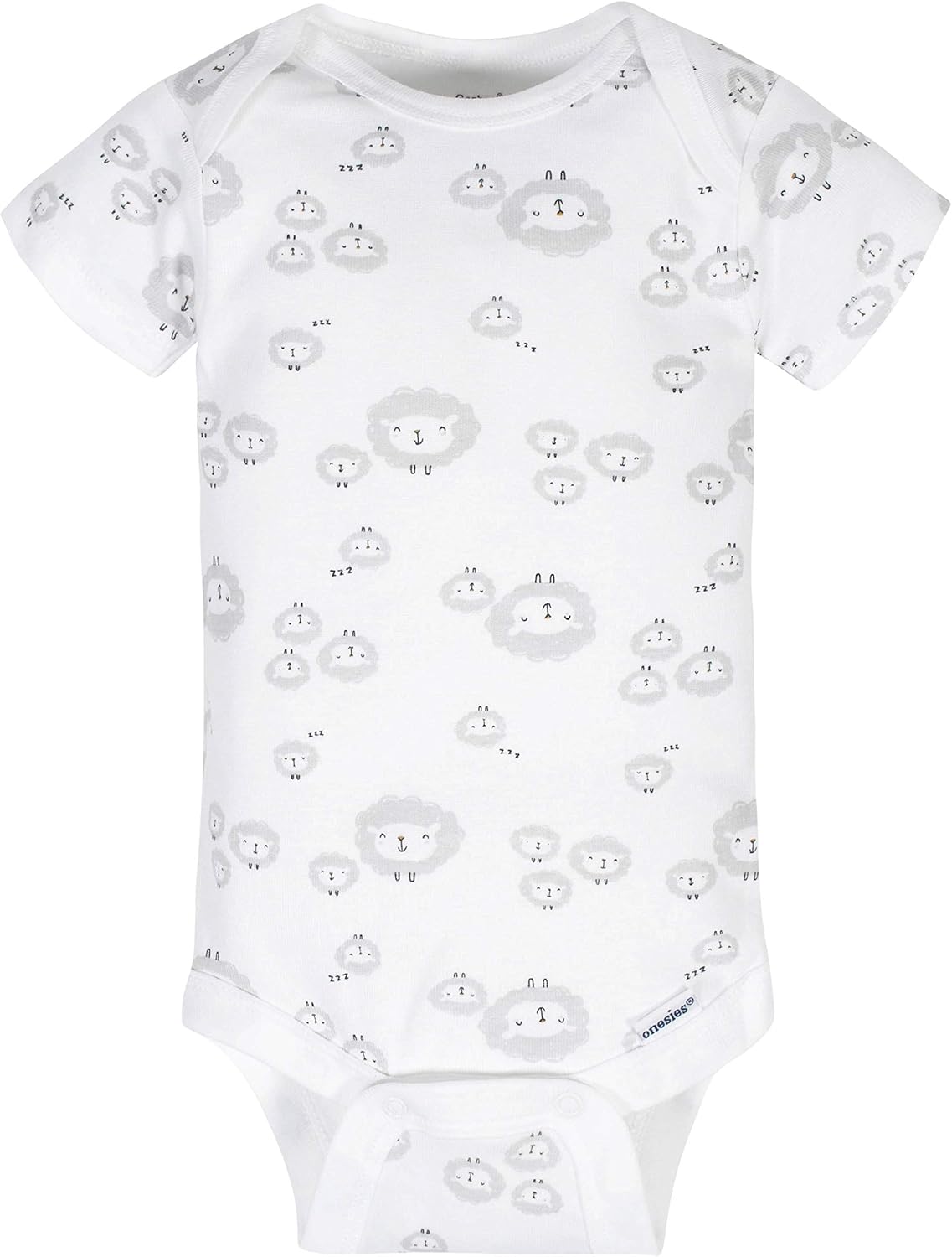 Gerber Mamelucos Bodies unisex de manga corta para bebé, paquete de 8