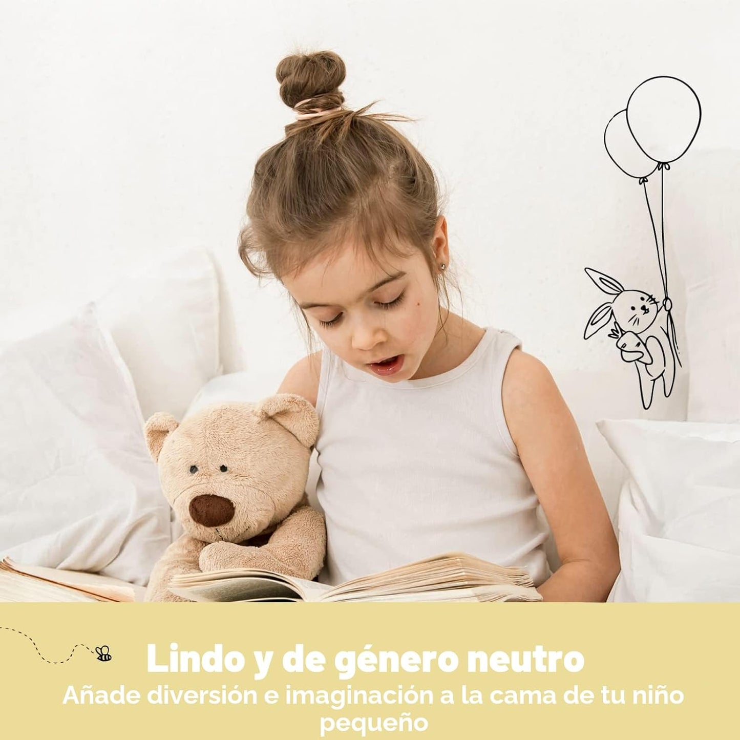My Little Dreamy Kids Almohada pequeña de 13 x 18 pulgadas con fund...