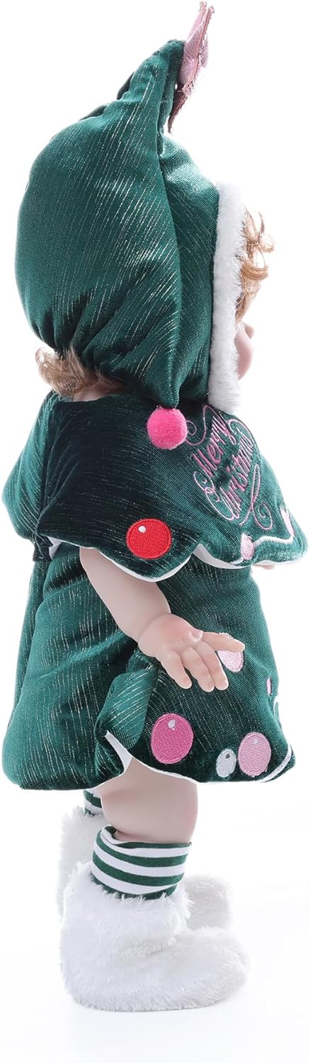 Cloveray Muñecas de bebé, 18 pulgadas realista Reborn Full Vinyl Ba...