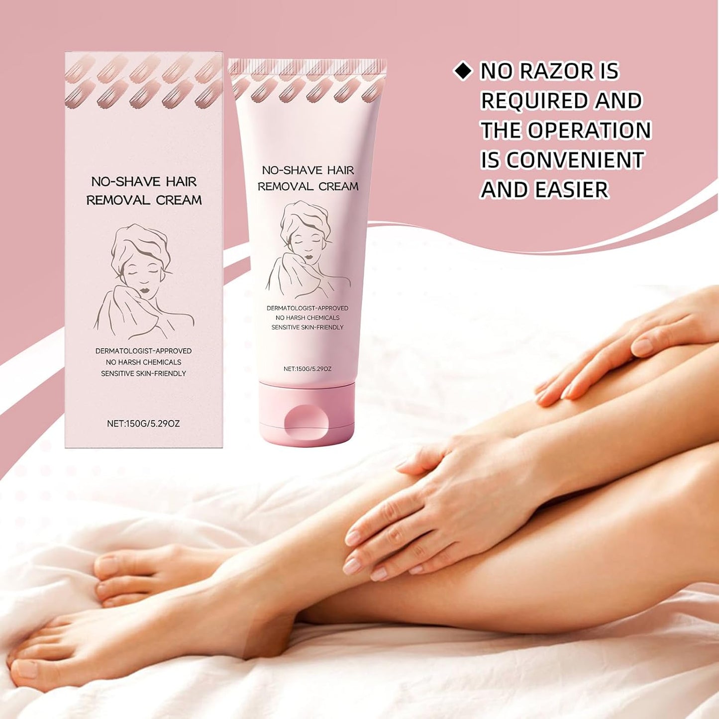 Bare Basics - Crema depiladora sin afeitar, para mujeres, rápida y...
