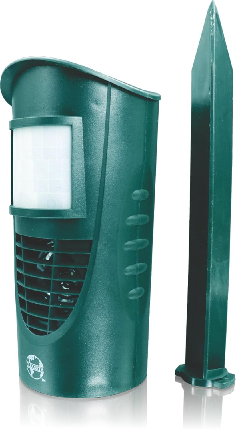 CLEANRTH TSAR520 Repelente ultrasónico avanzado de animales con tec...