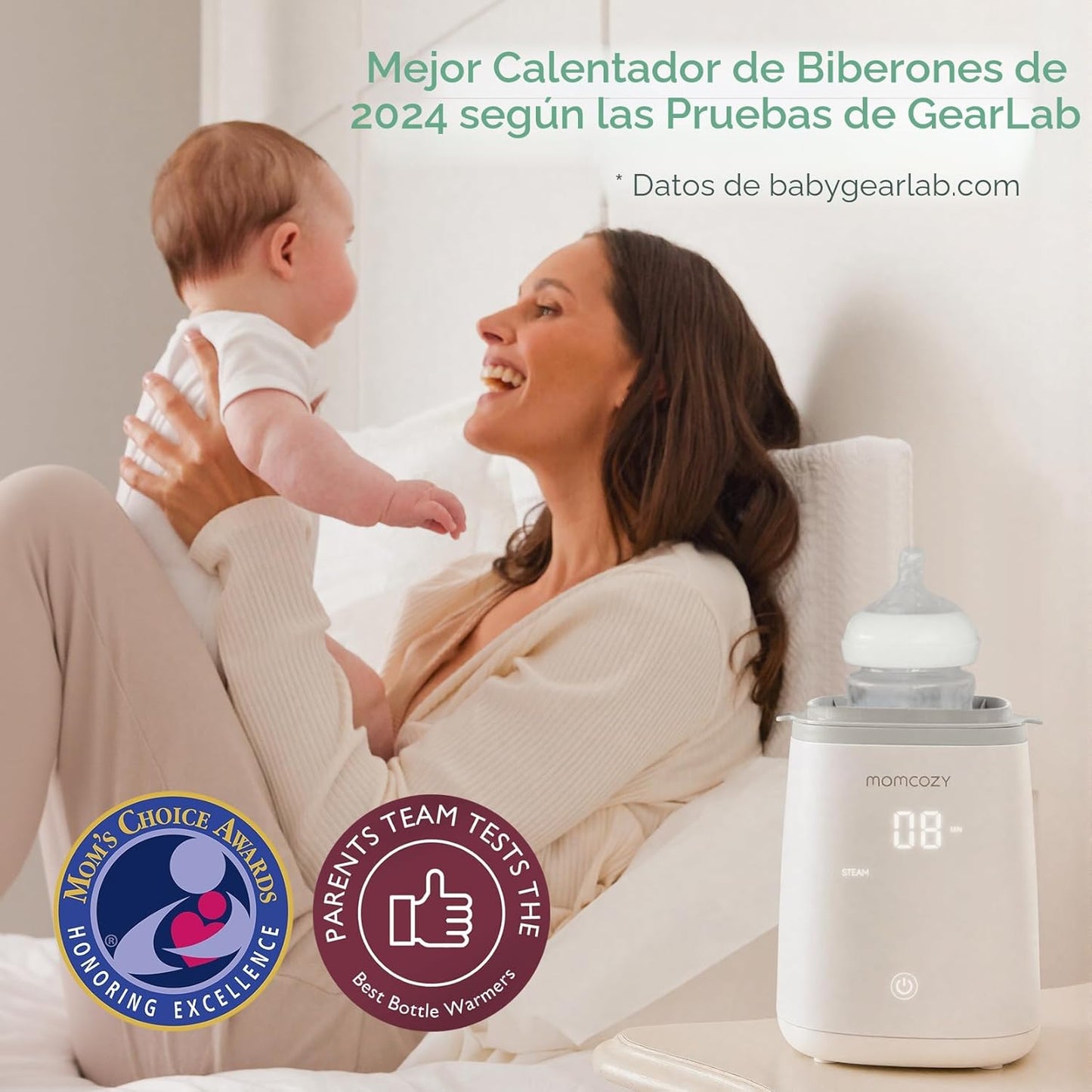 Momcozy Calentador de Biberones, Calentadores de Biberones Rápidos...