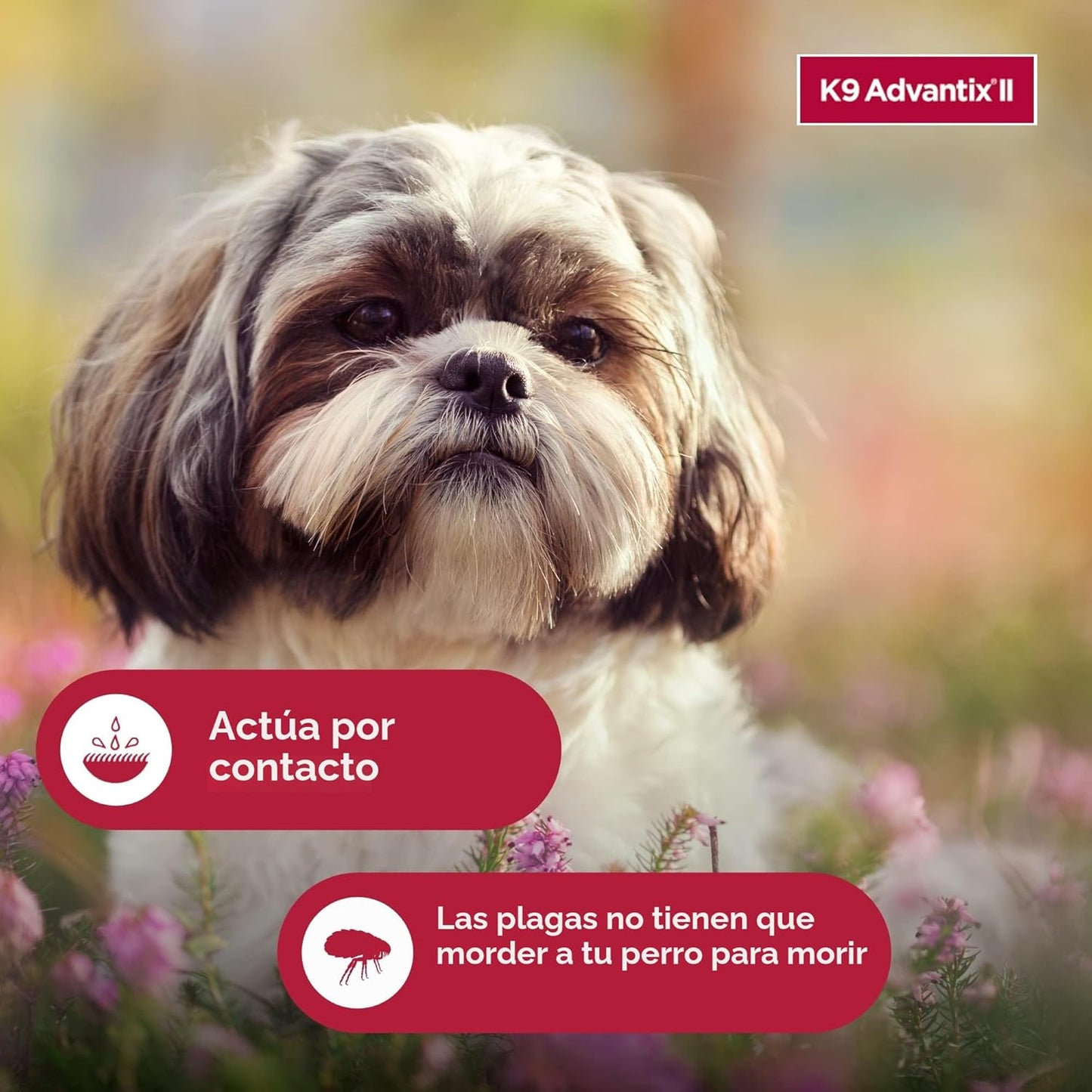 K9 Advantix II Tratamiento y prevención de pulgas, garrapatas y mos...
