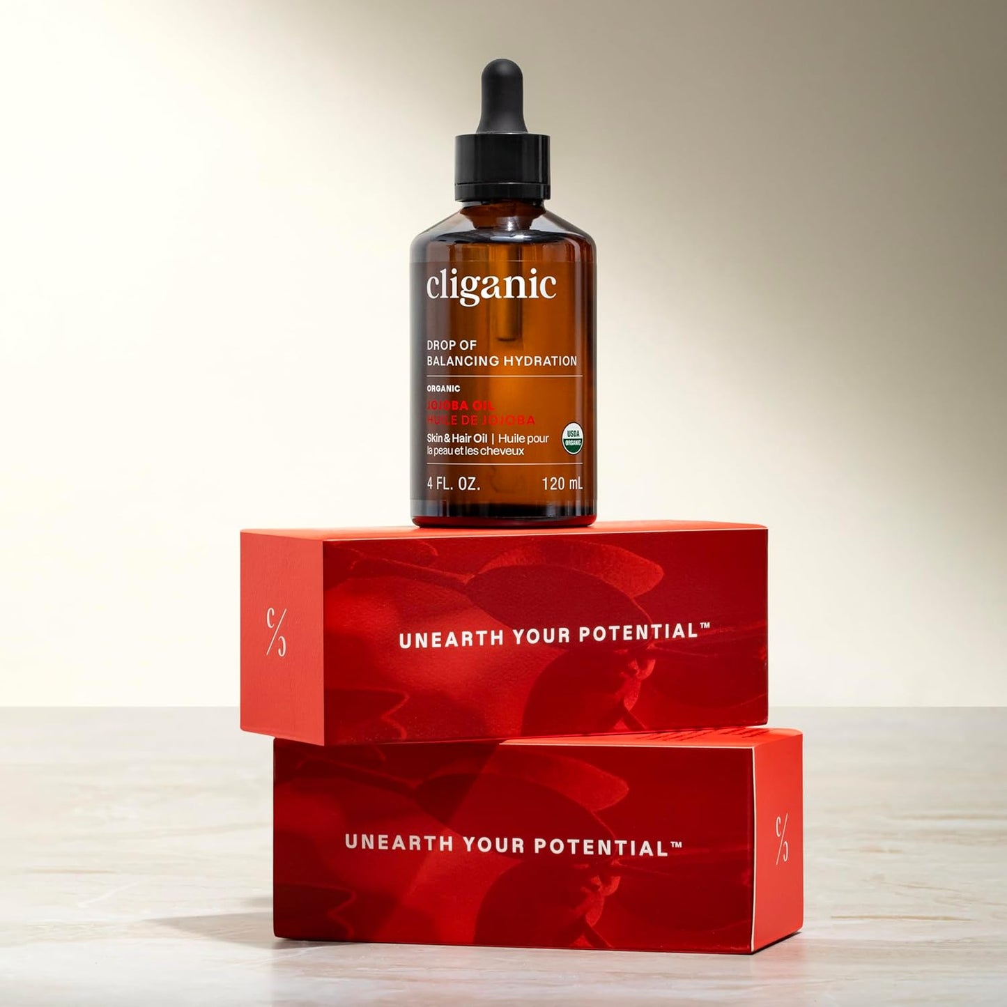 Aceite de jojoba orgánico Cliganic, 100% puro (120 ml) | Hidratante...
