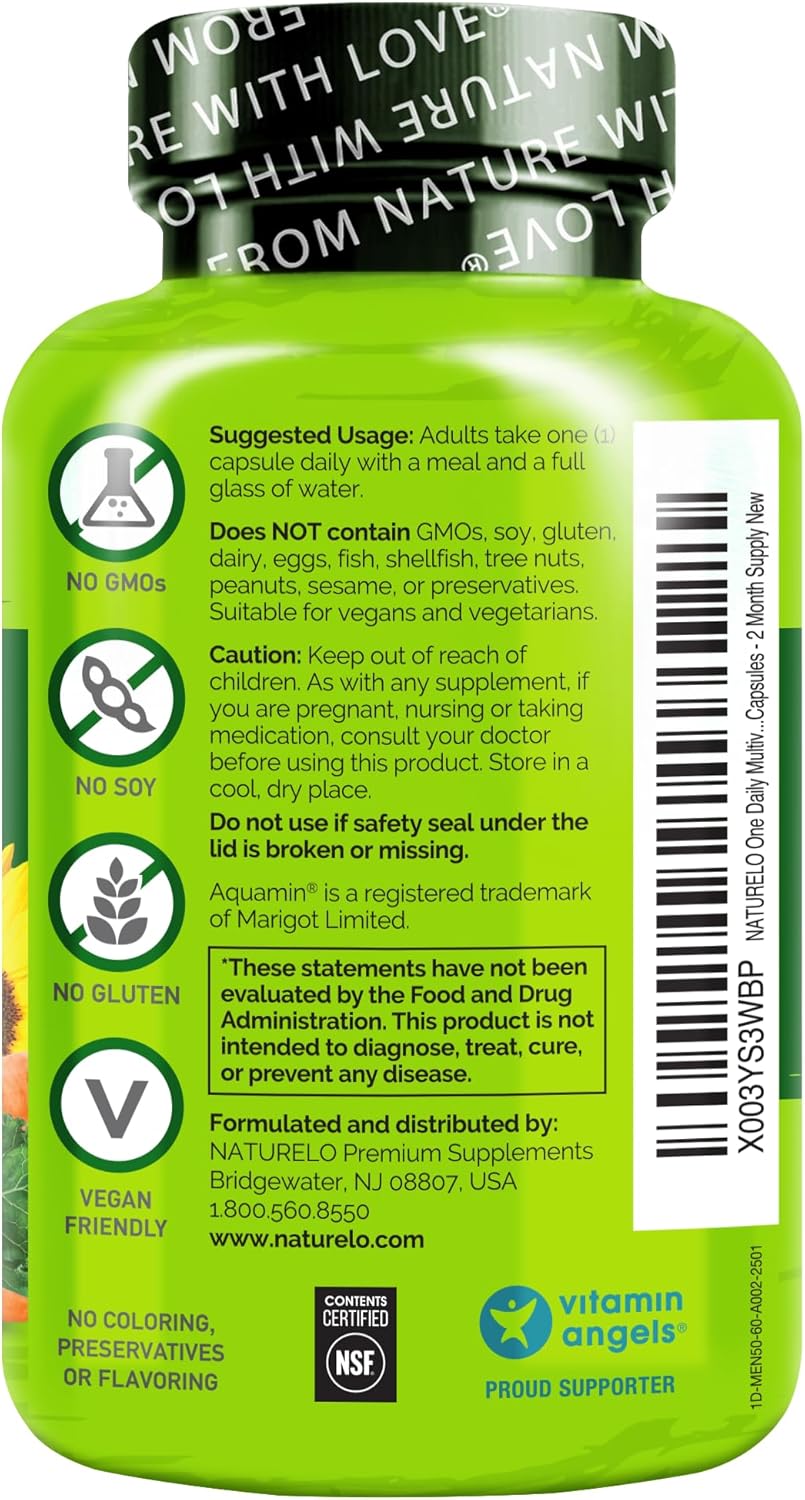 NATURELO - Multivitamínico diario para los hombres