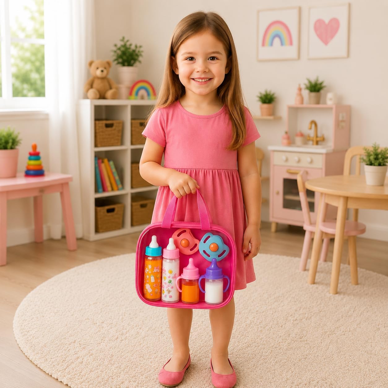 fash n kolor My Sweet Baby juego para darles de comer a las muñecas...