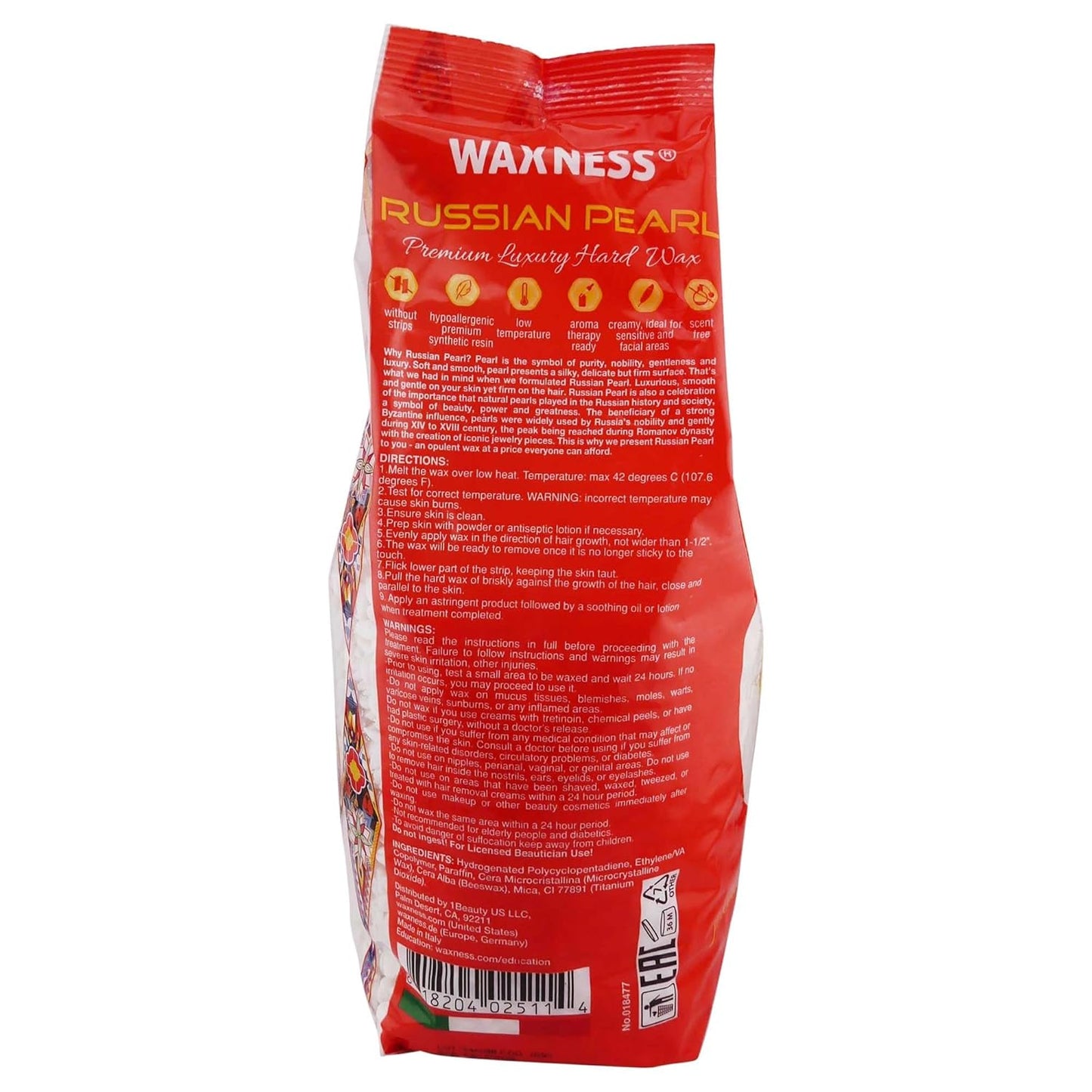 Waxness Perlas de cera dura de perlas rusas, 4.4 libras (4.4 lbs) \...