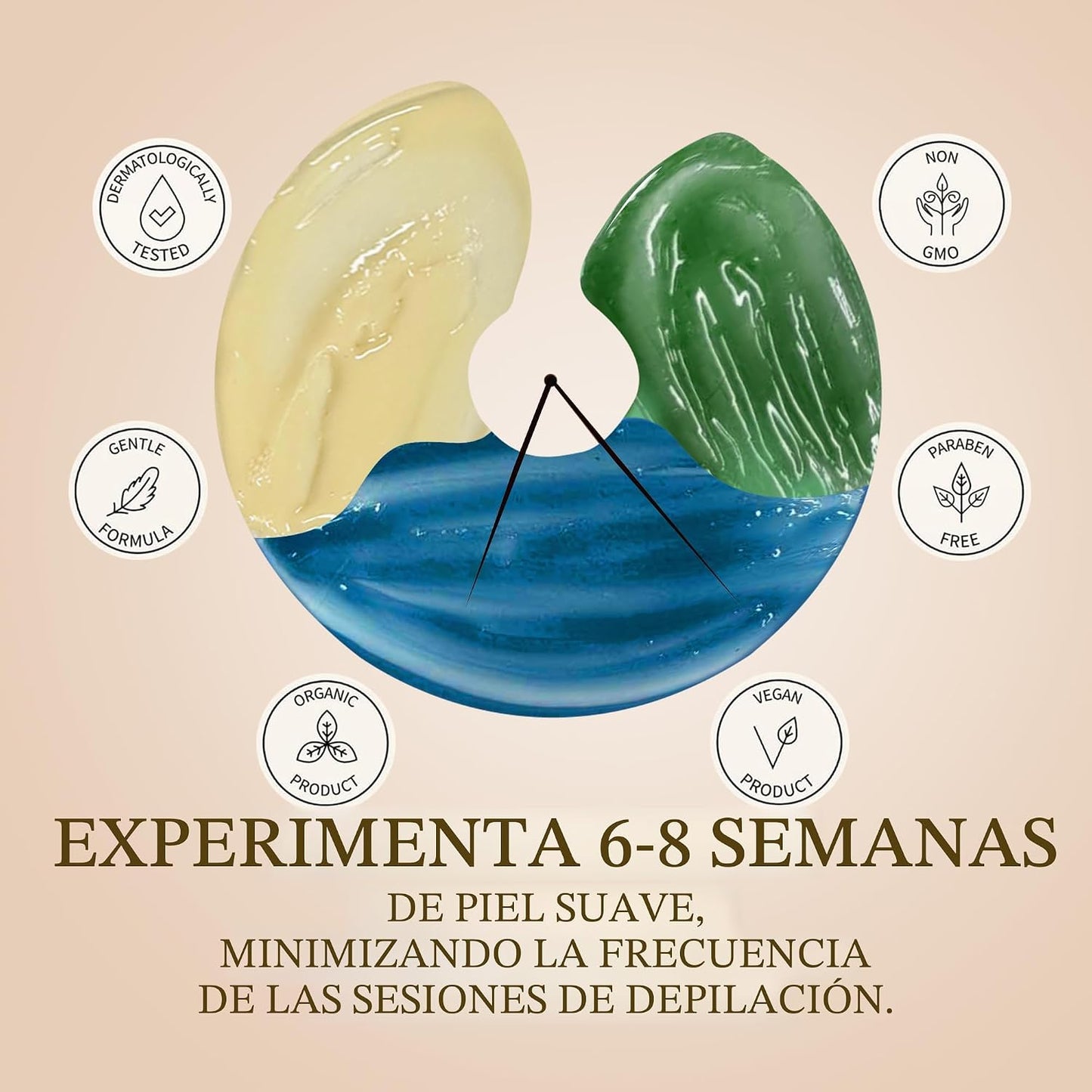 GIRLEARLE Kit de cera digital premium para mujeres y hombres, calen...