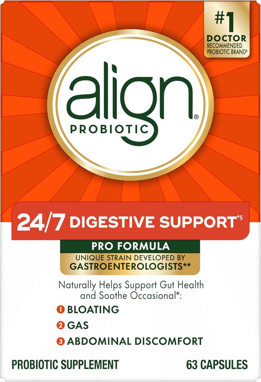 Align Probióticos, fórmula profesional, probióticos para mujeres y...