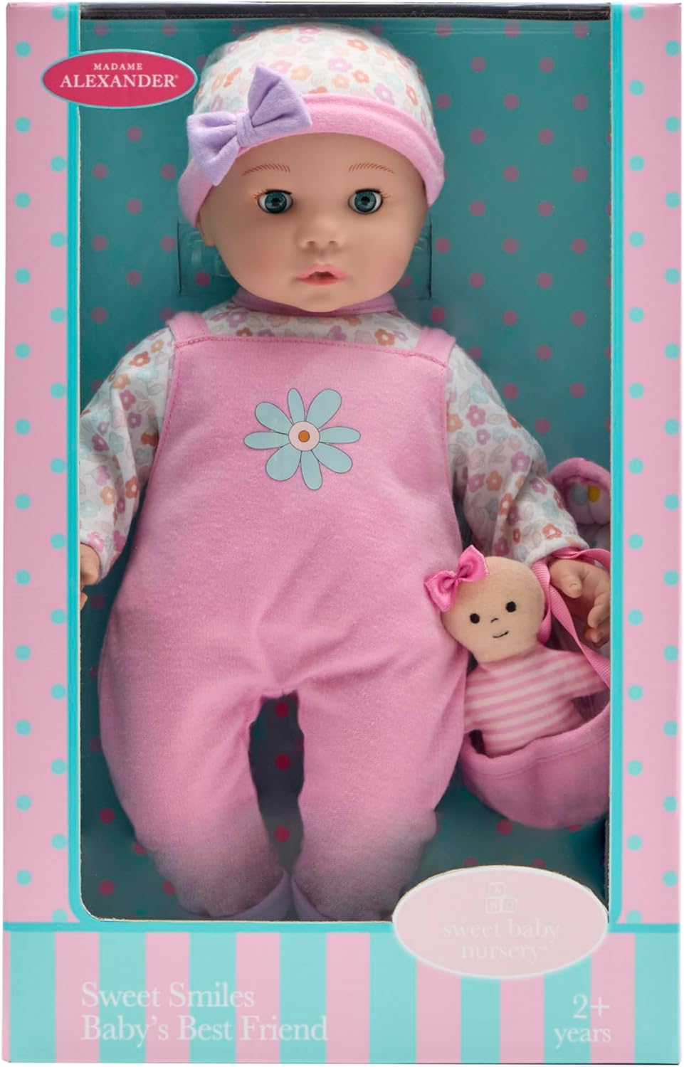 Madame Alexander - Muñeca bebé de 14 pulgadas con sonrisas dulces,...