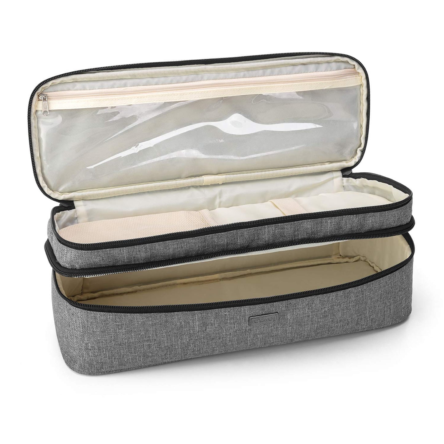 Teamoy Bolsa de almacenamiento de viaje de doble capa compatible co...