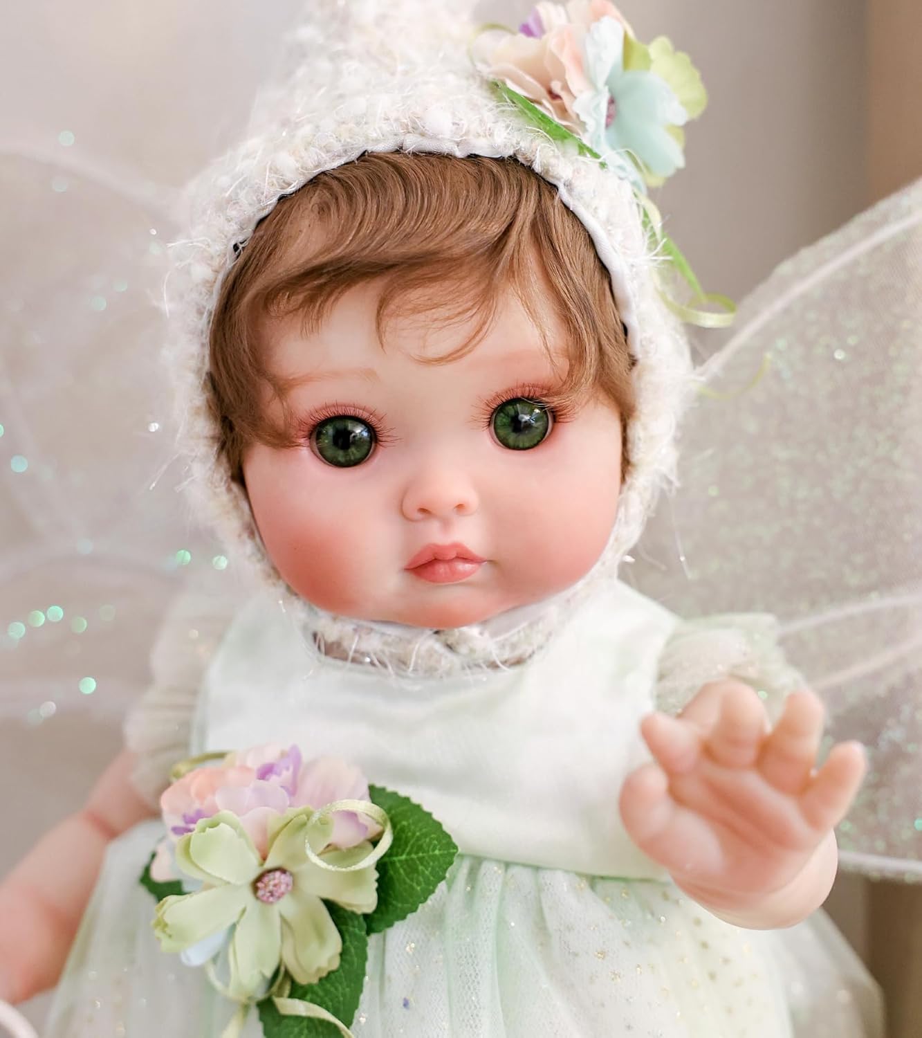 Cloveray Muñeca de bebé, muñecas de bebé Reborn de 18 pulgadas \u20...
