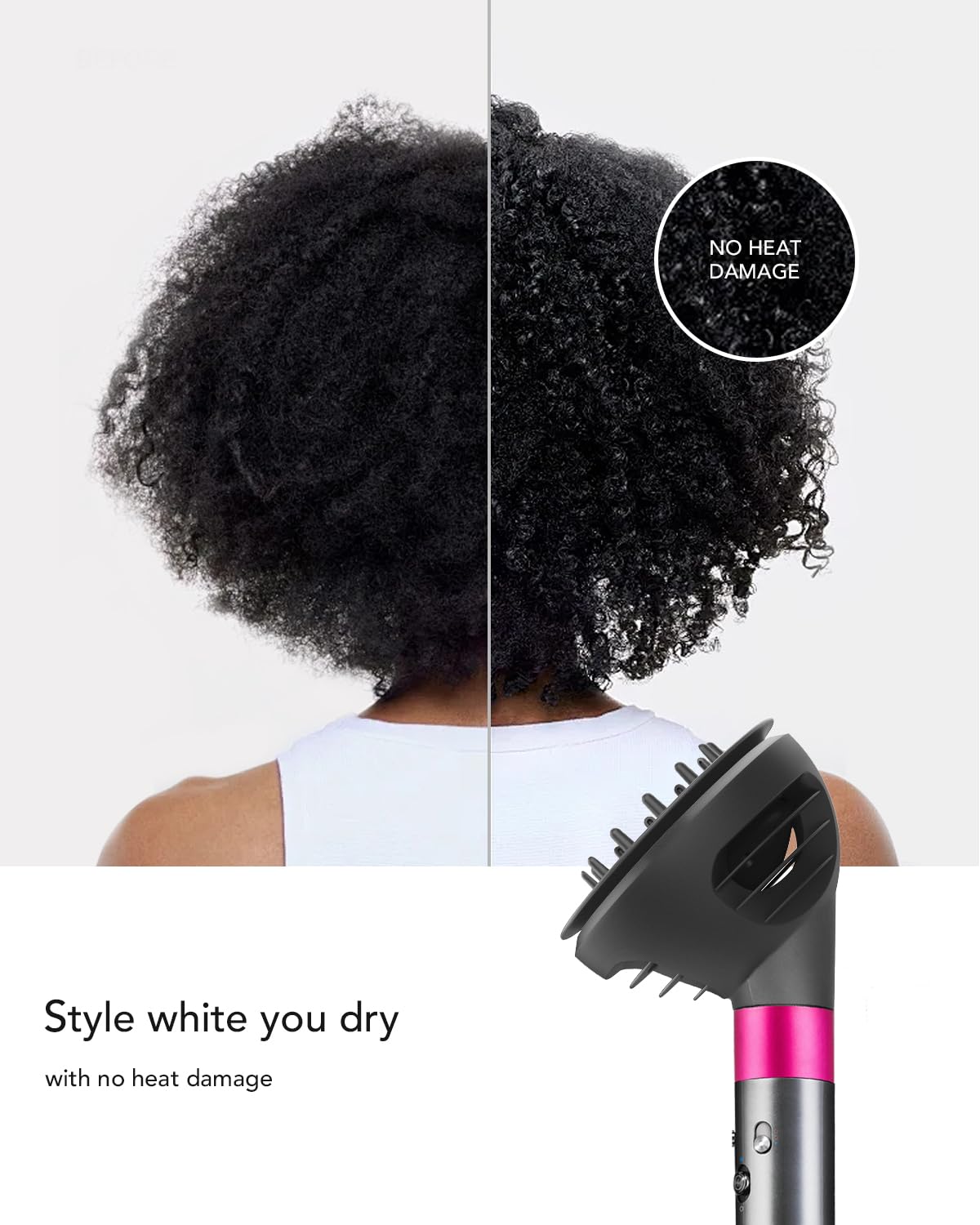 Difusor Wave+Curl para Dyson Airwrap Styler, accesorio de boquilla...