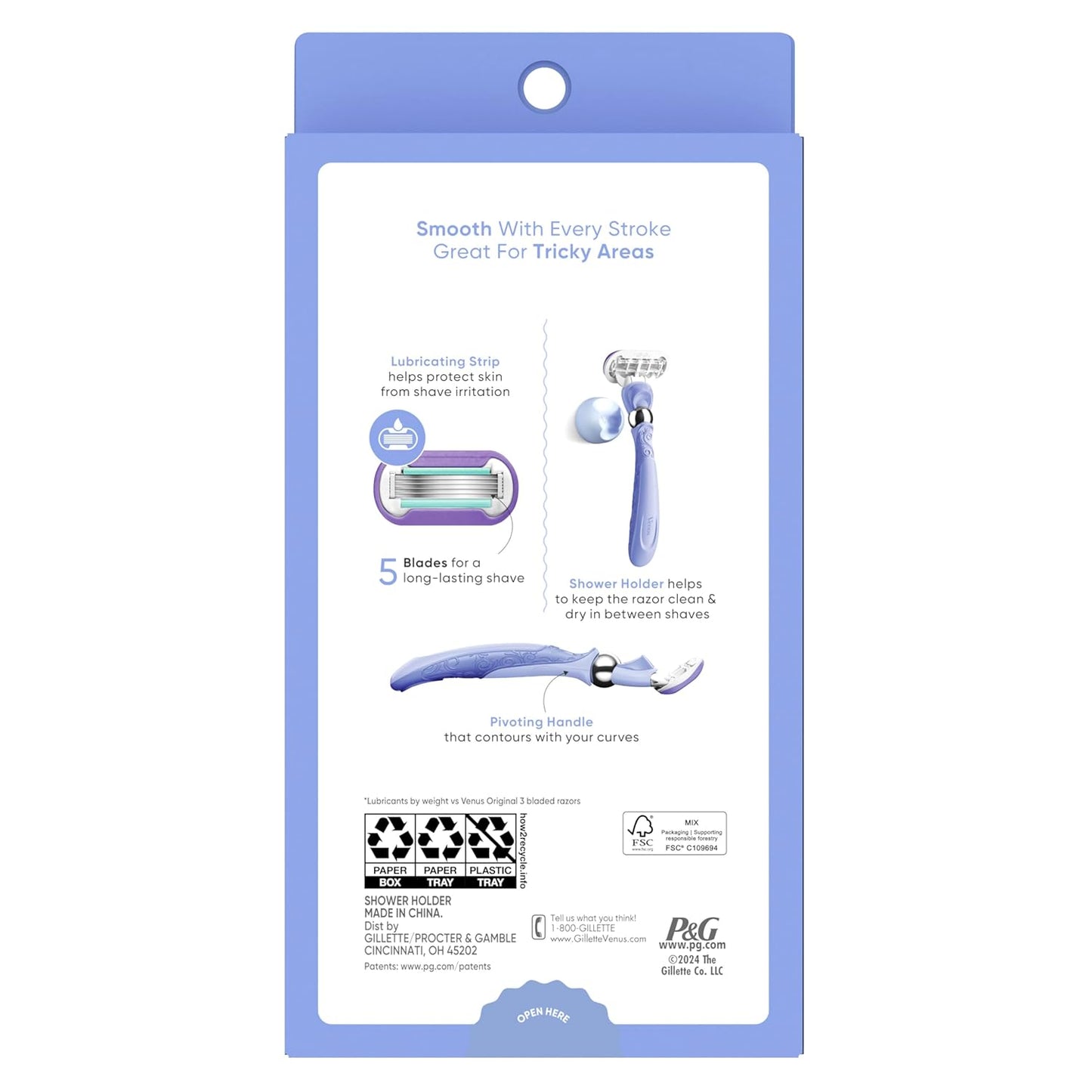 Gillette Venus Extra Smooth Maquinilla de afeitar Swirl para mujer...