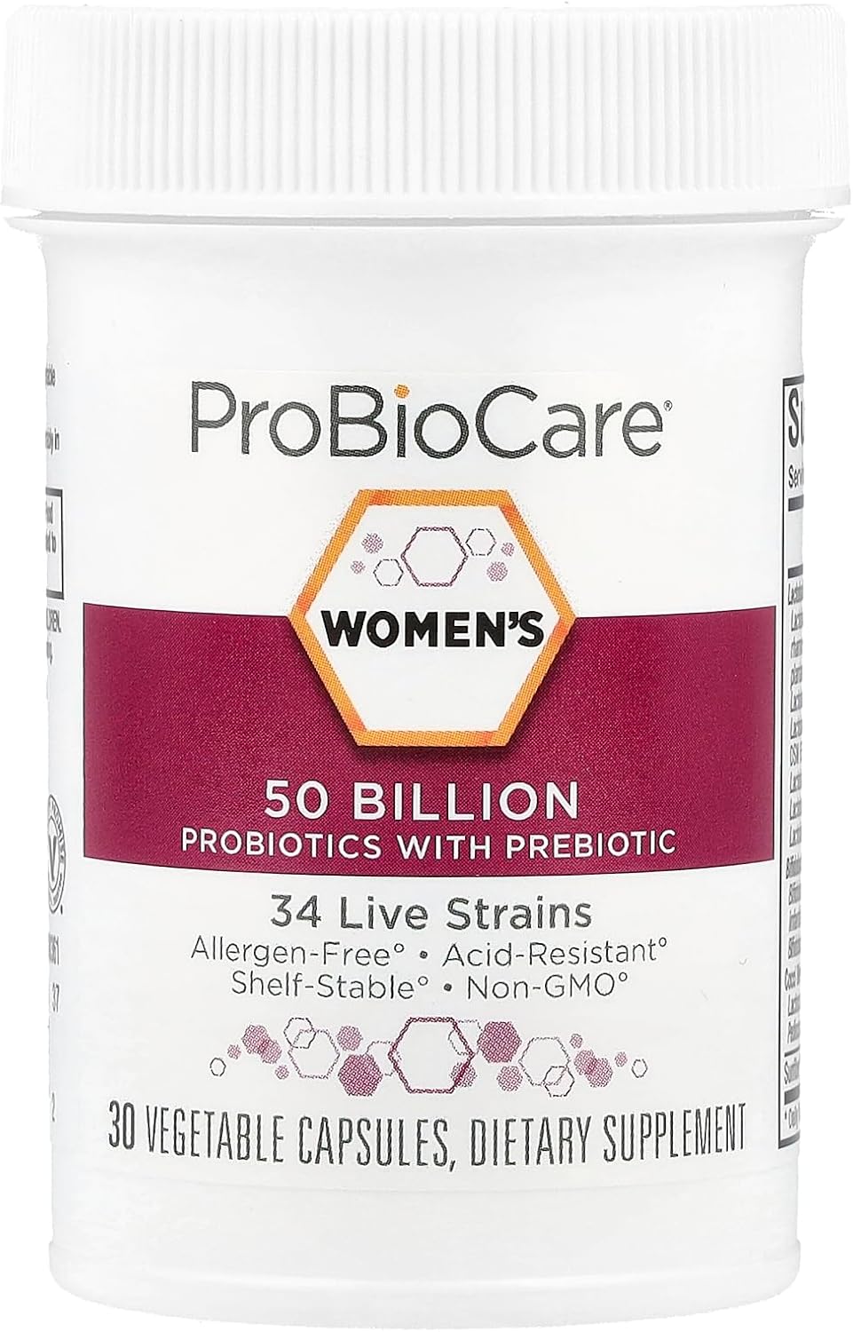 ProBioCare Probiótico para mujeres, 50 mil millones de UFC con preb...
