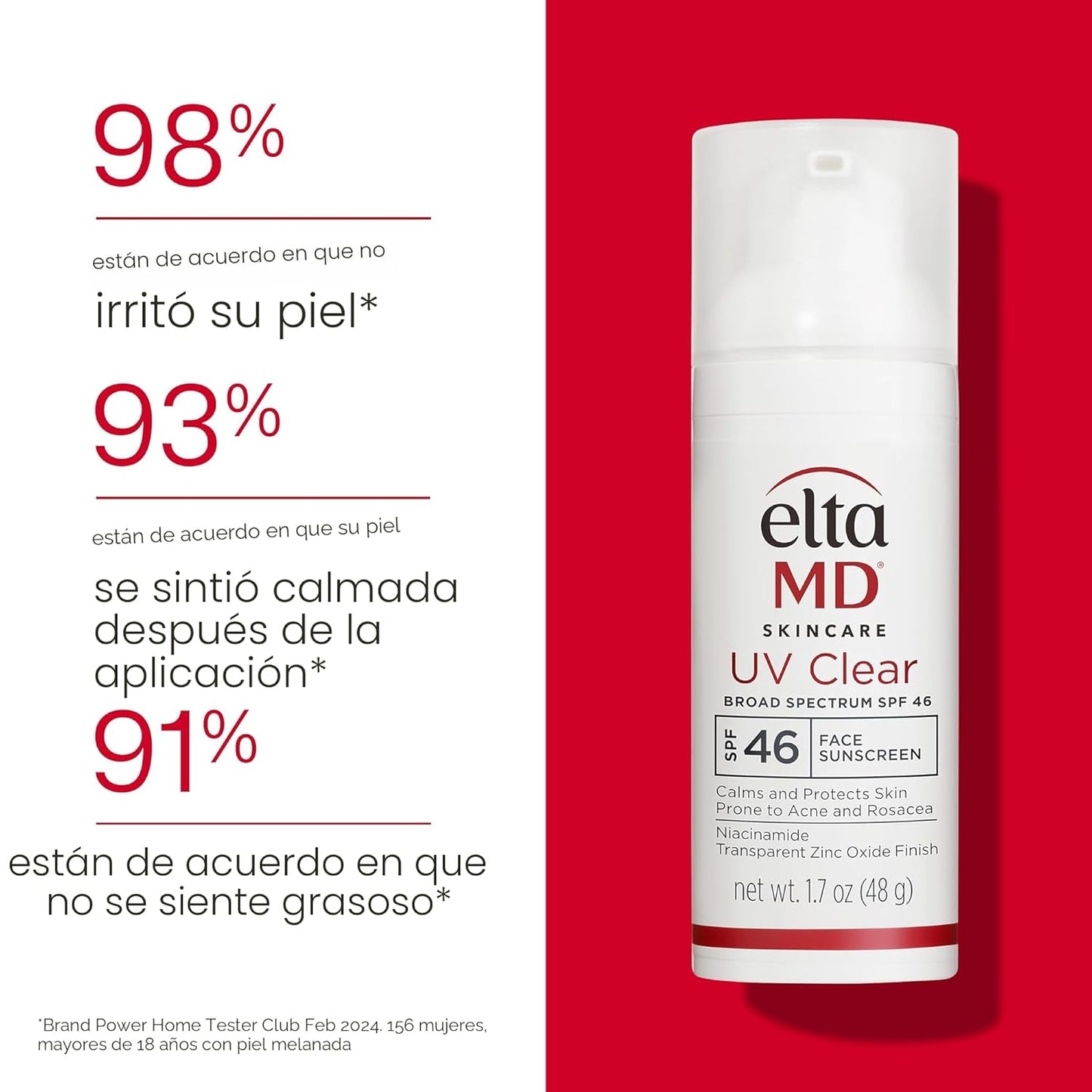 EltaMD UV Clear Face Sunscreen, Oil Free Sunscreen for Sensitive Sk...