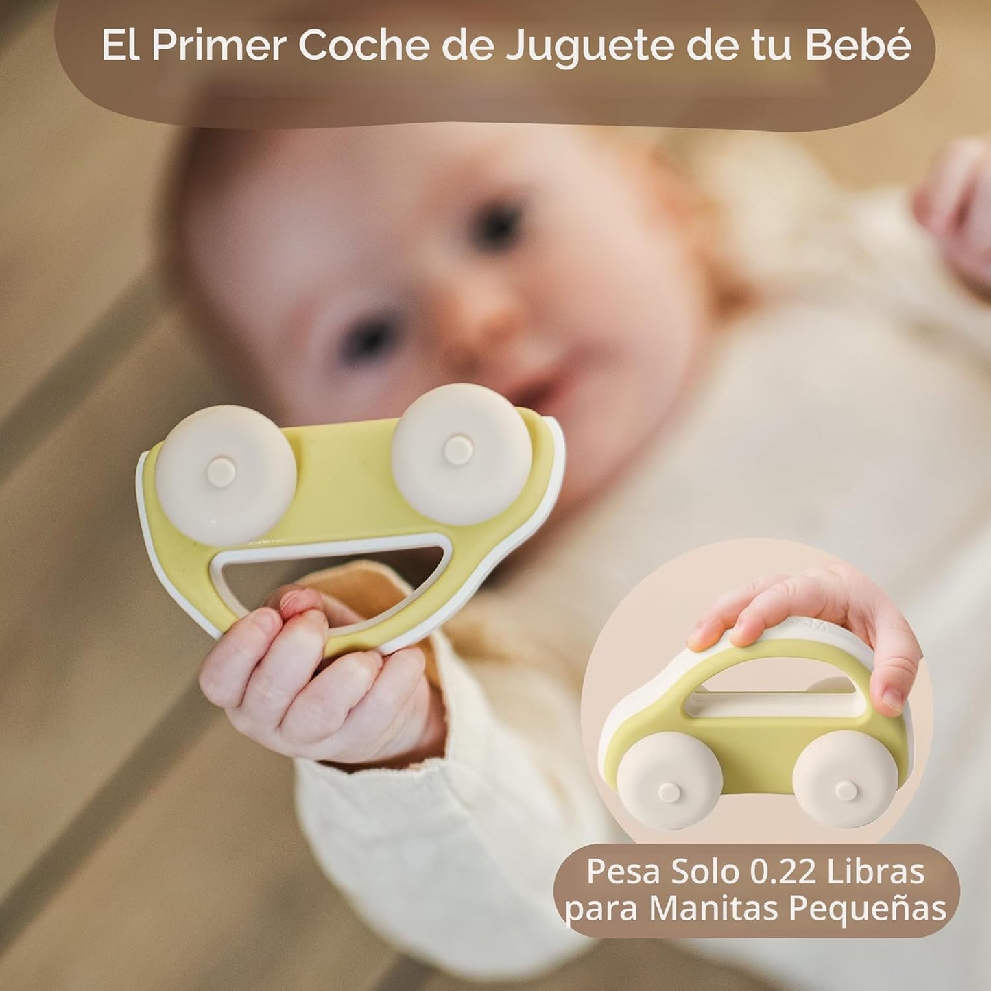 Moonkie coches de juguete de silicona de grado alimenticio para niñ...