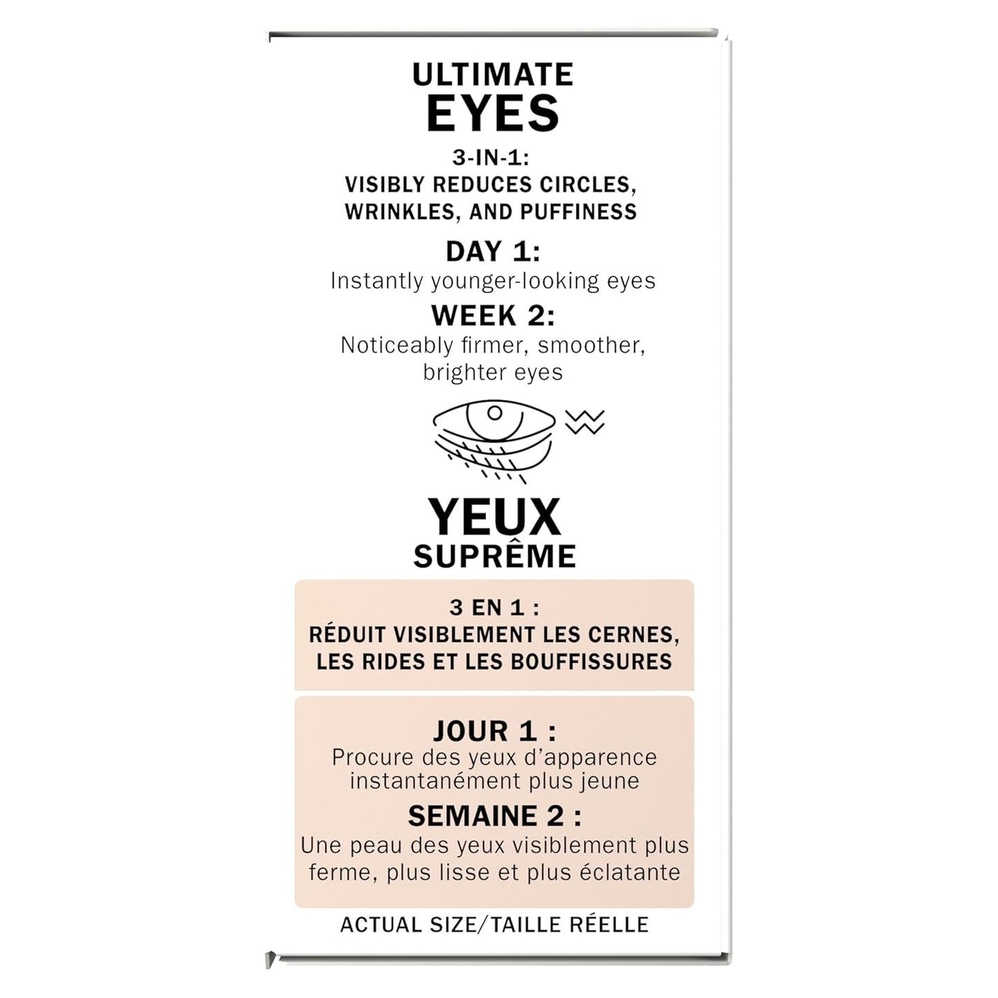 Olay Eyes Ultimate - Crema de ojos para círculos oscuros, arrugas e...