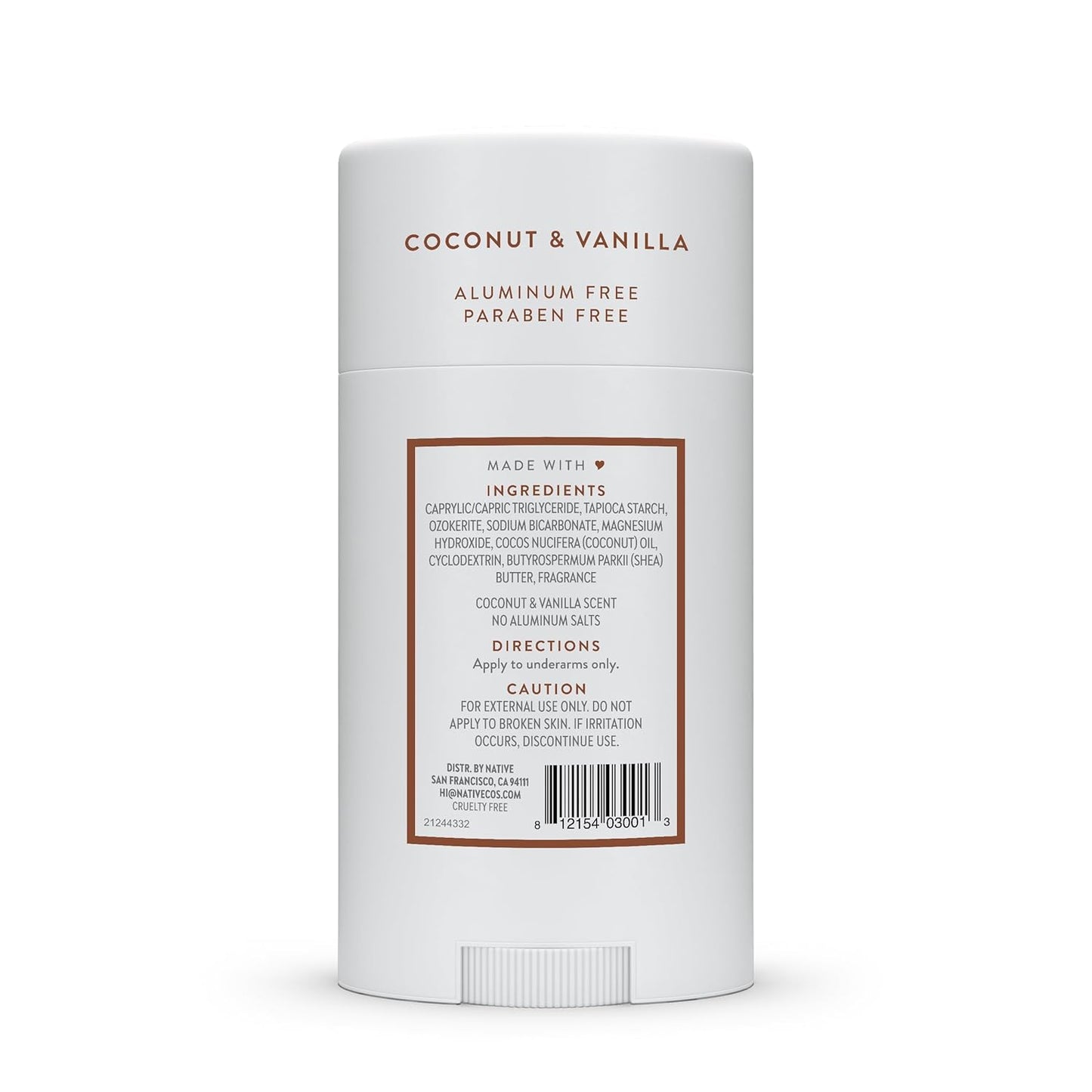 Desodorante Native Contiene Ingredientes Derivados Naturalmente, Co...
