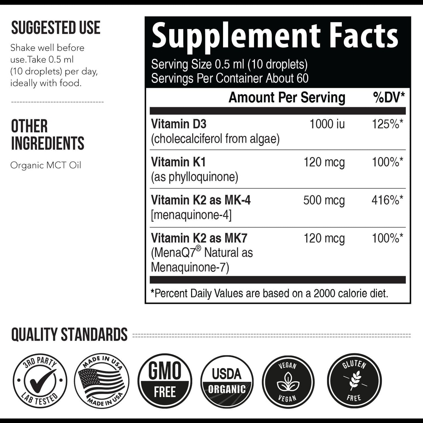 Total K2® | Vitamina K2 como MK7 y MK4 | Cofactor Plus K1 y vitamin...
