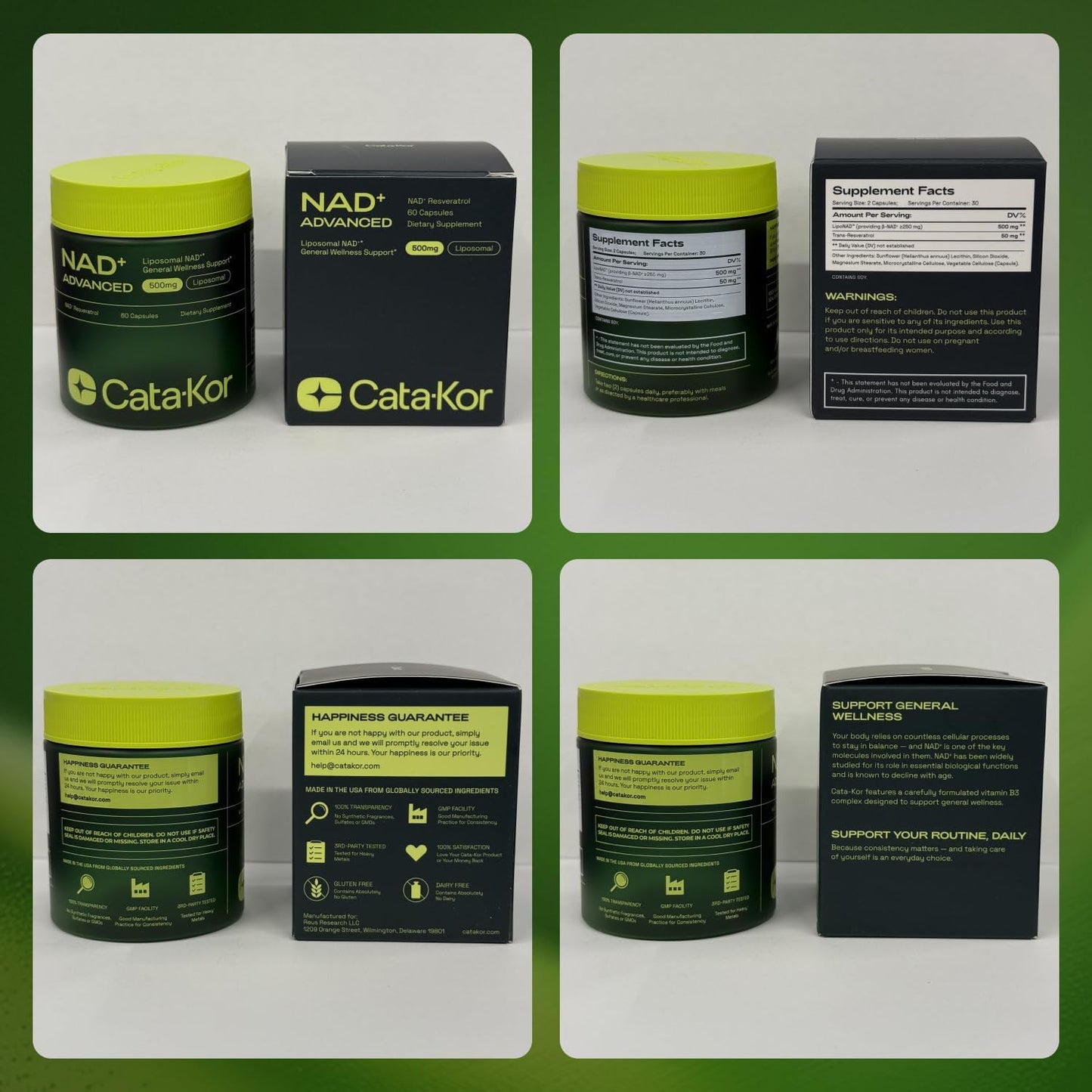 Cata-Kor Suplemento liposomal NAD con resveratrol \u2013 Alternativ...