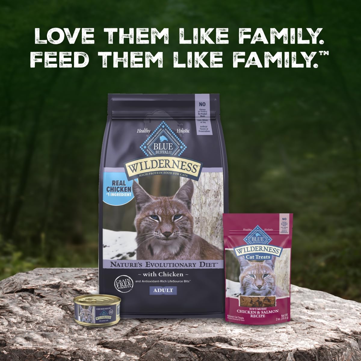 Blue Buffalo Wilderness - Alimento seco natural para gatos adultos,...