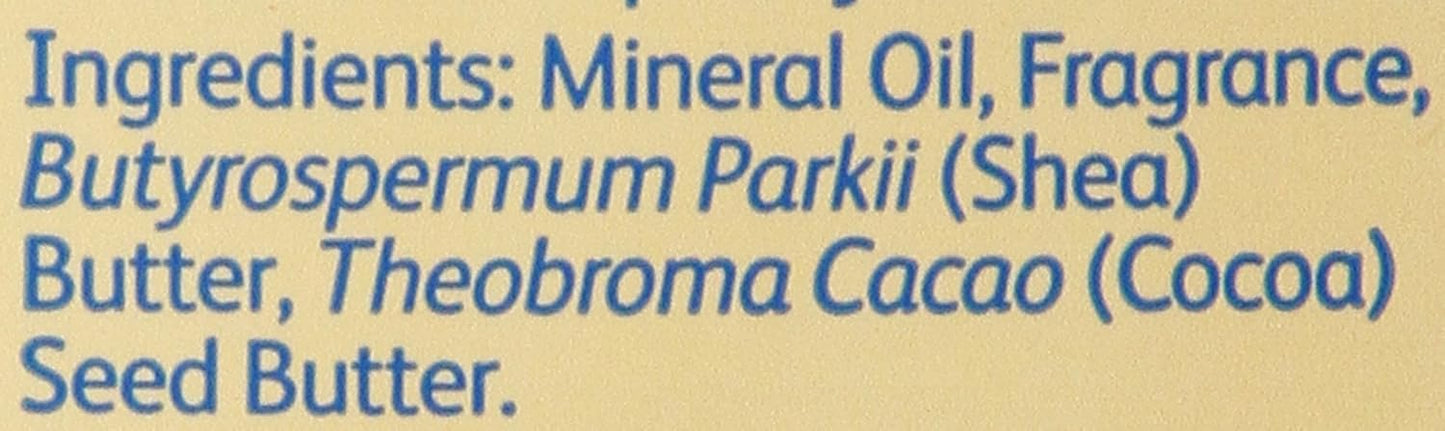Aceite de bebé Johnson's con karité y manteca de cacao, 20 onza...