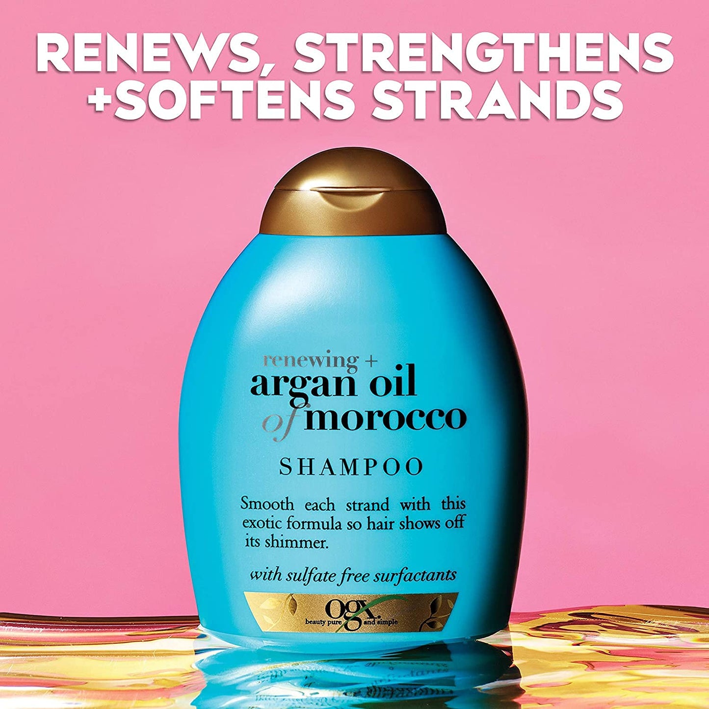 OGX Champú Hidratante Renovador con Aceite de Argán Prensado en Frí...