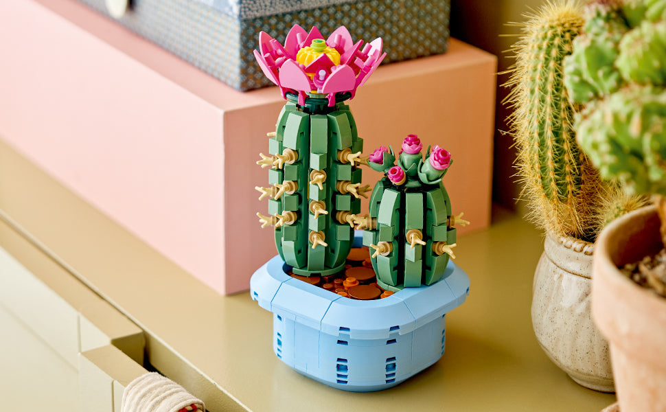 LEGO Botanicals - Juguete de construcción de cactus con