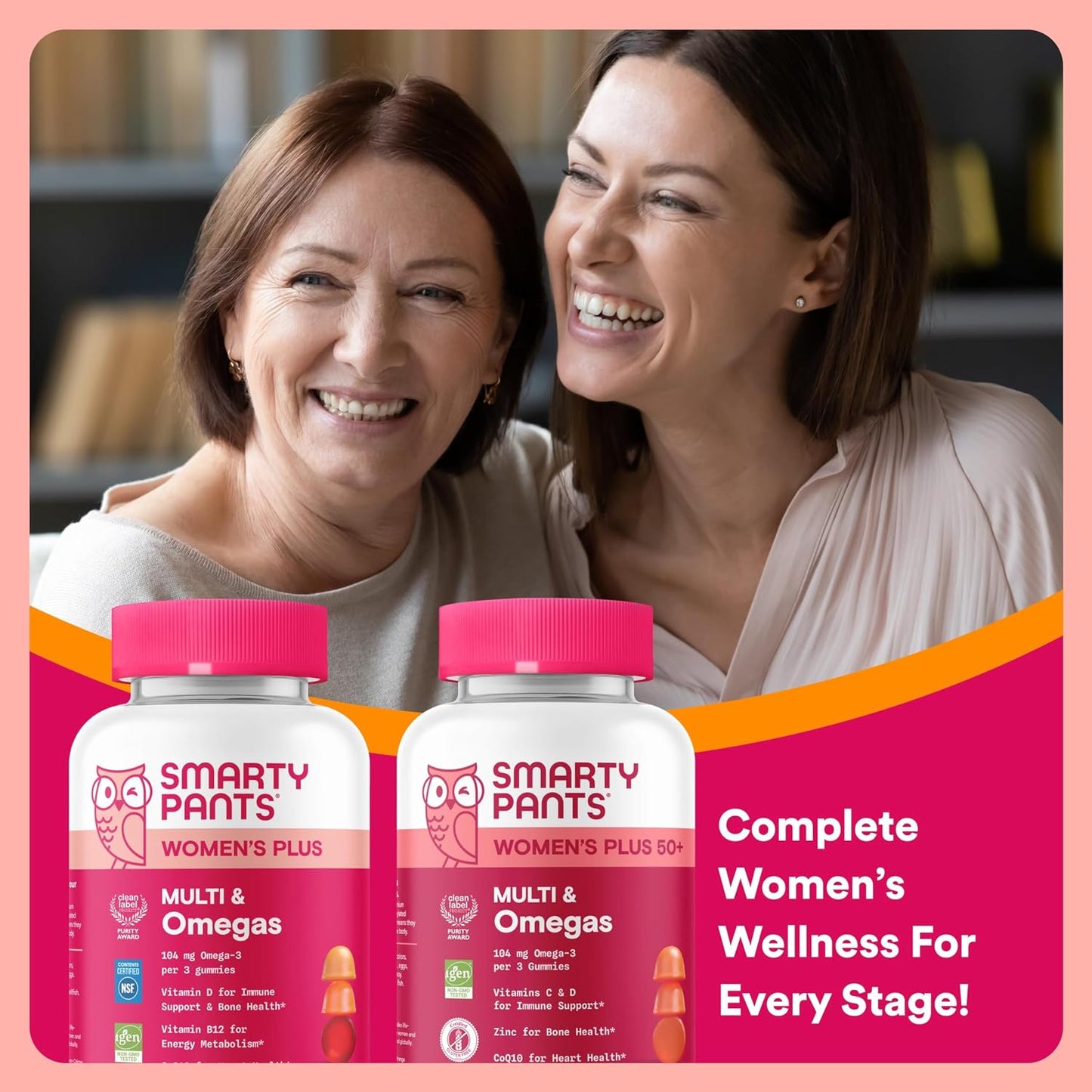 SmartyPants Paquete completo de bienestar para mujer: multivitamíni...