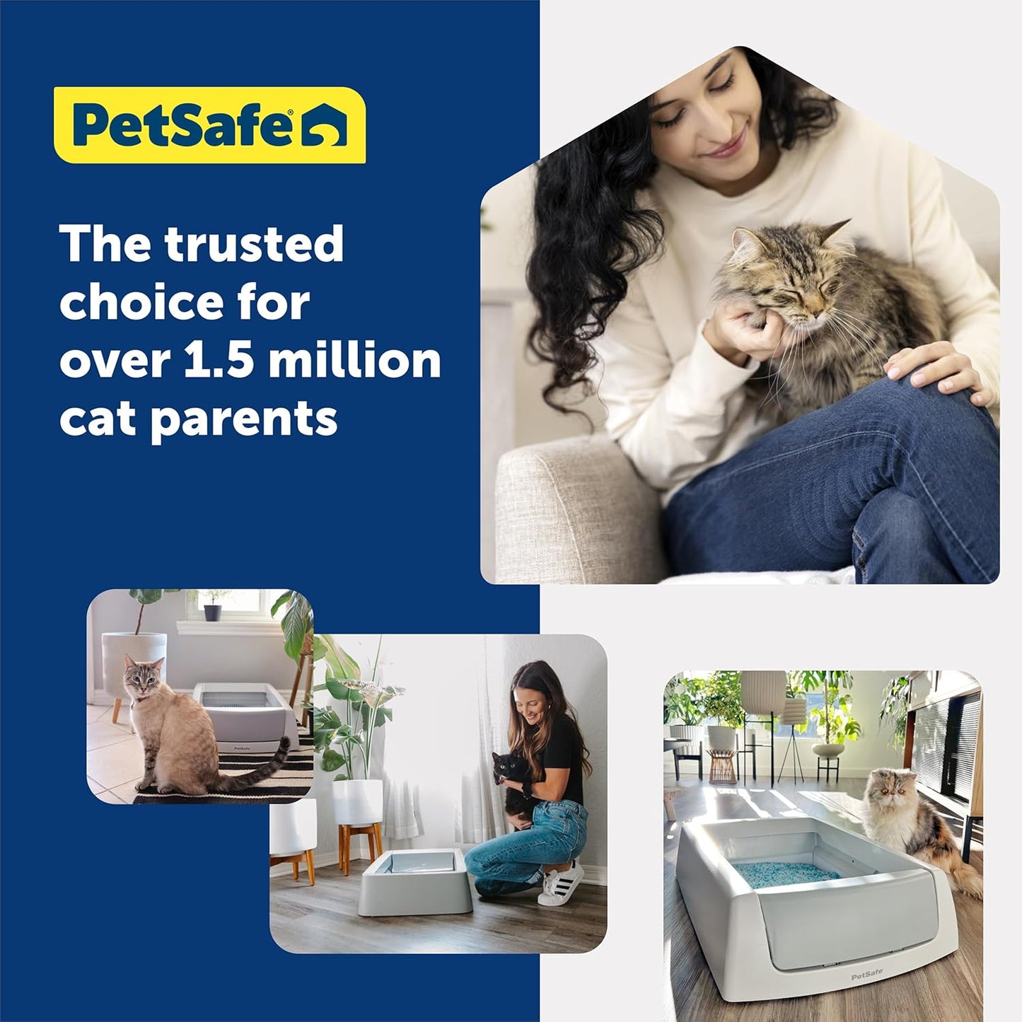 Bandeja de arena de cristal desechable PetSafe ScoopFree - Caja de...