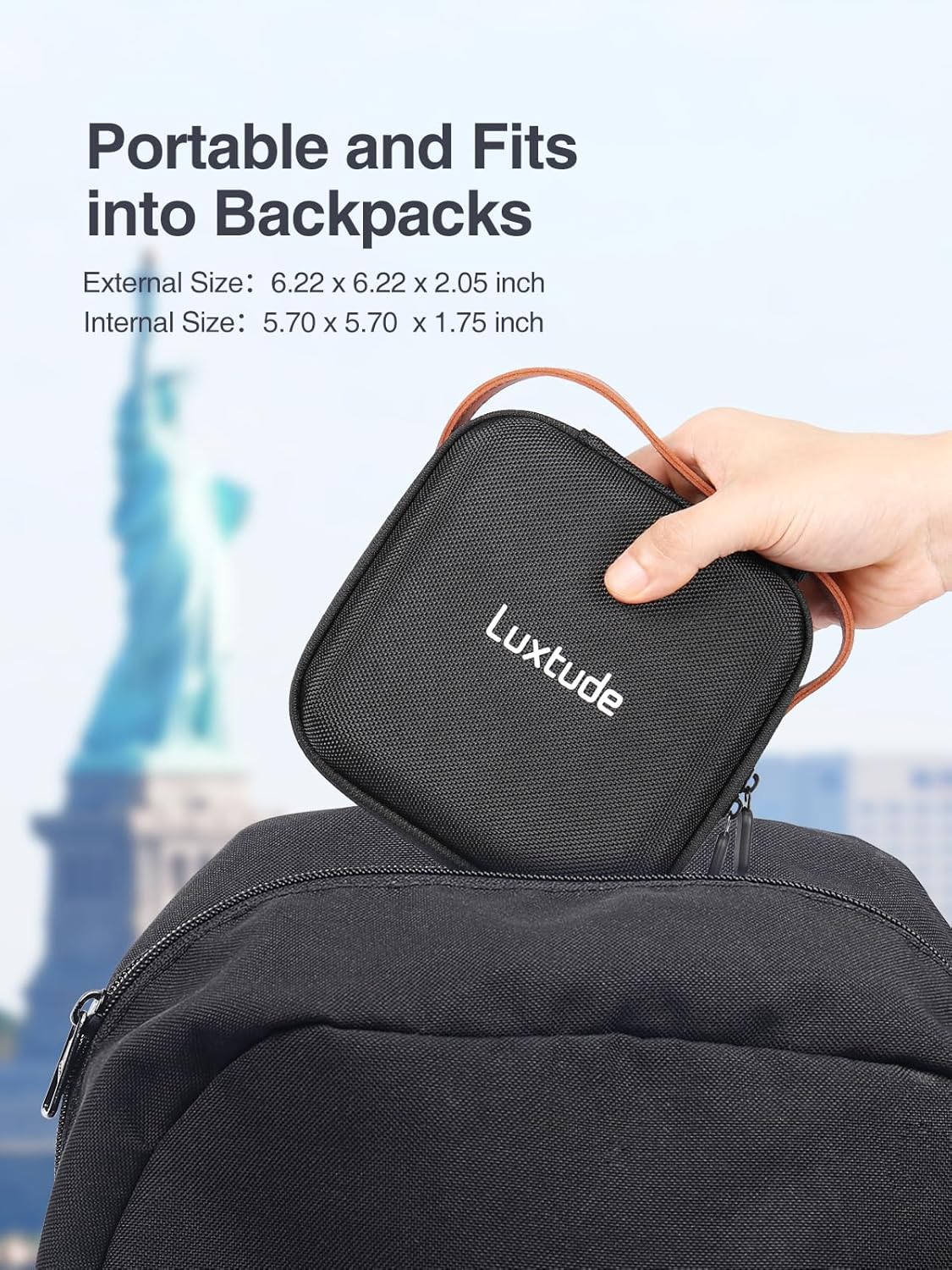 Luxtude Organizador electrónico de viaje, organizadores tecnológico...